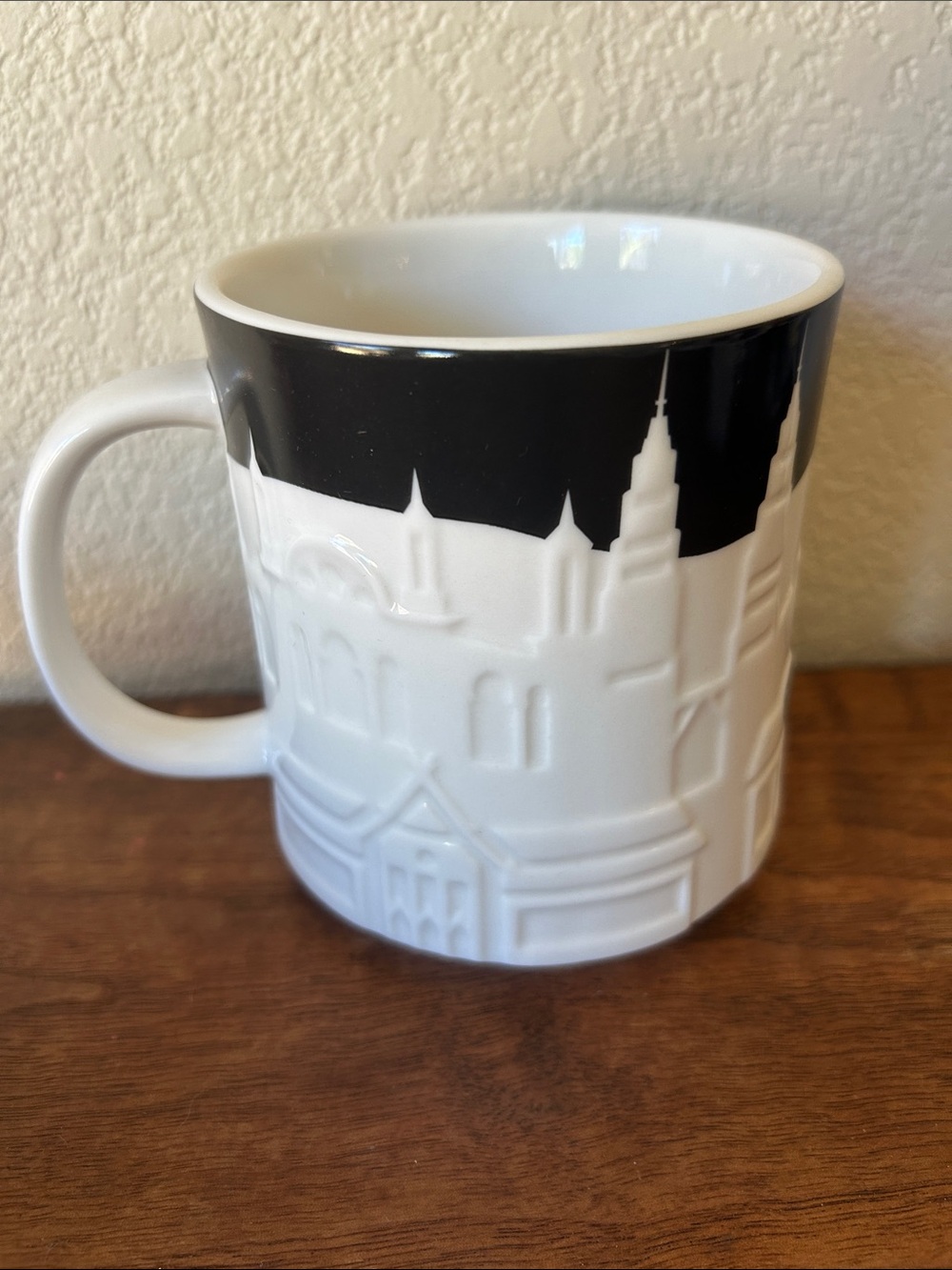 Starbucks Kuala Lumpur Skyline Mug - White, Black, Copper 16 Oz - Picture 3 of 7